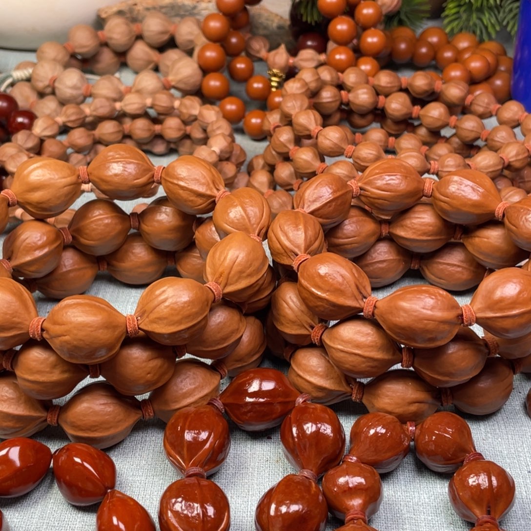 天***健手串/手链橄榄核2327加两个珠子