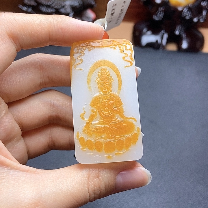 和田玉挂件未镶嵌N