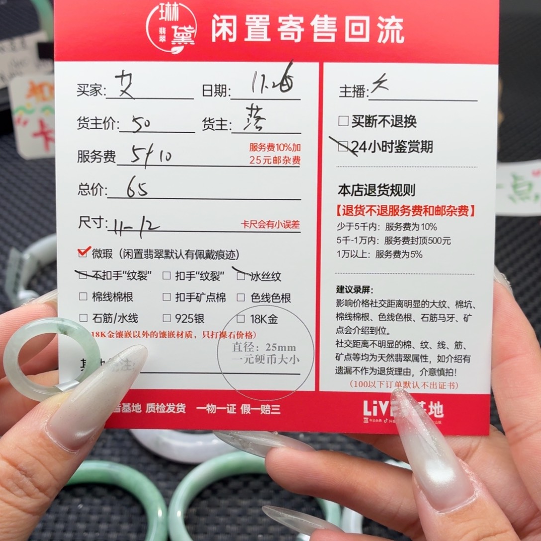 艾***琳翡翠未镶嵌颈饰天然