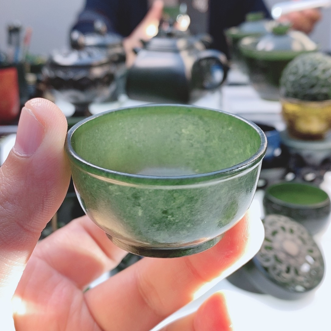 和田玉（青玉）把件未镶嵌