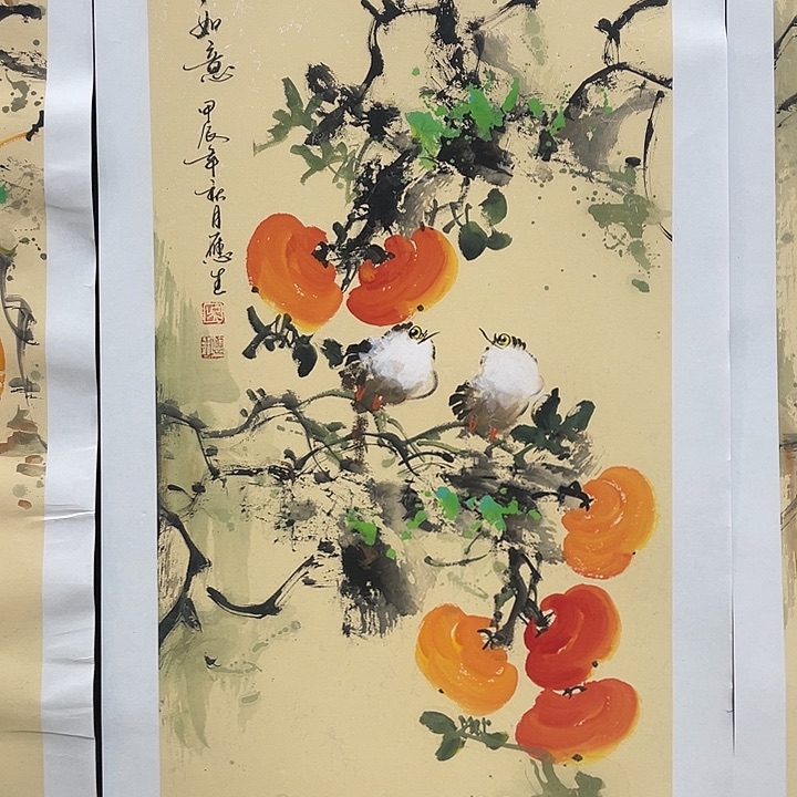 国画老师手绘作品