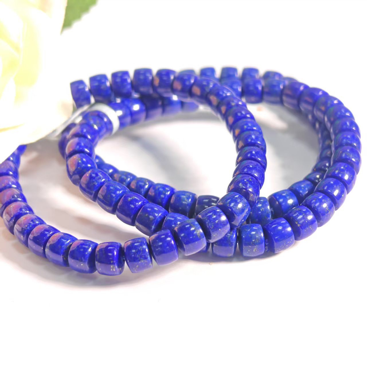 【书记甄选】天然青金石老型切单圈手链 多样性发一件 约6mm GD6080