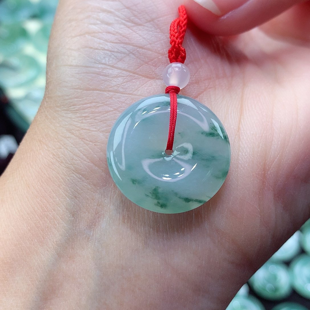 翡翠颈饰未镶嵌33尺寸22.3-5.0