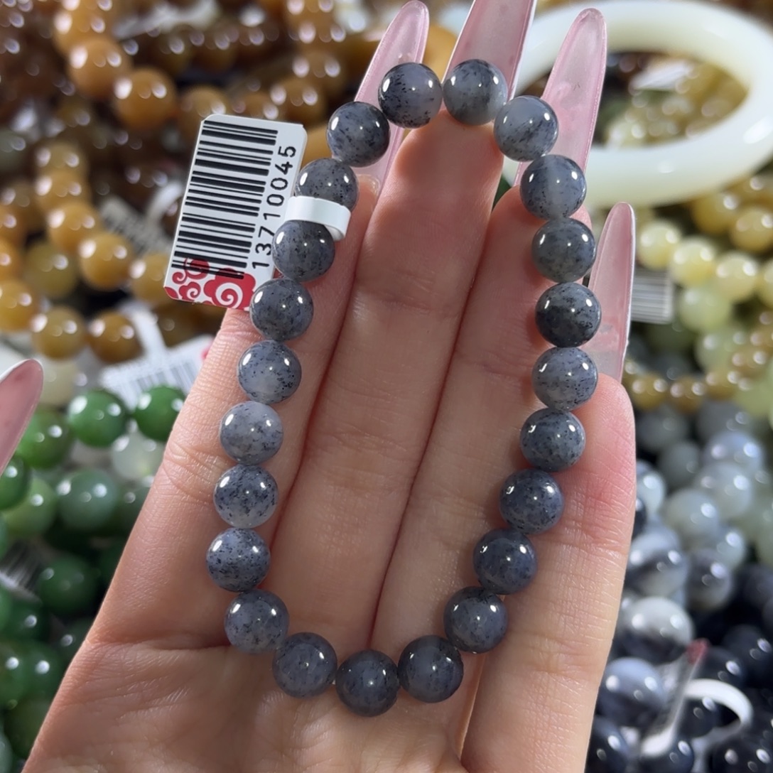 飞***桃和田玉未镶嵌手链221