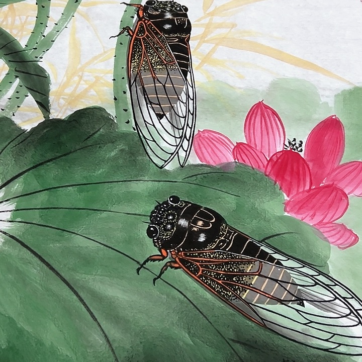 国画老师纯手绘作品欣赏