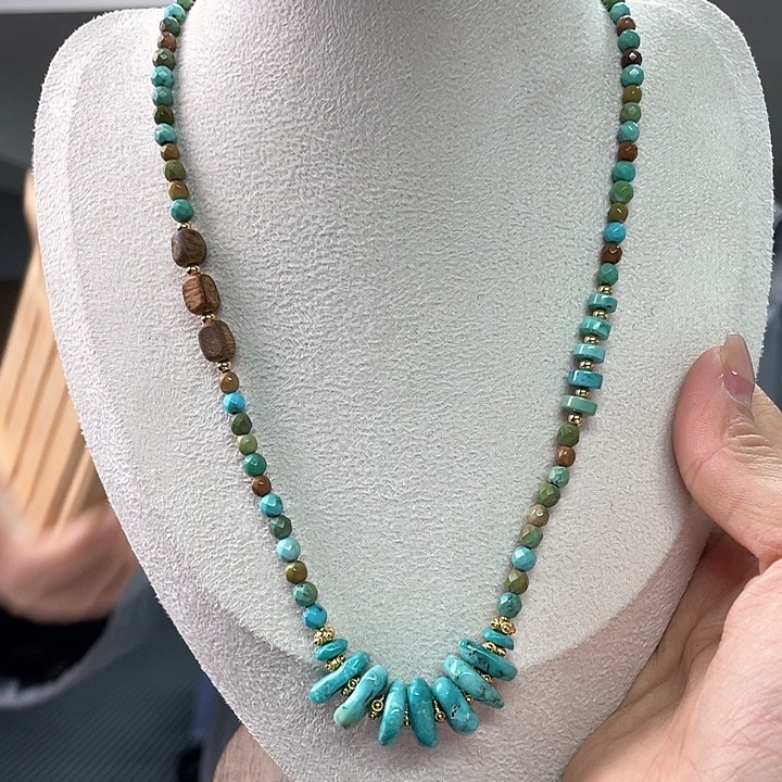 未镶嵌绿松石珠宝奇石