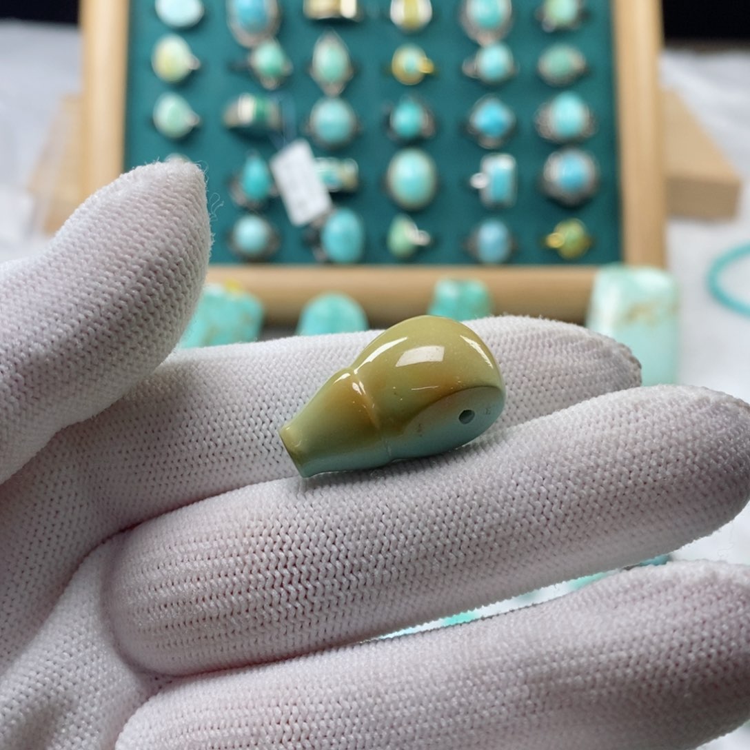 绿松石颈饰未镶嵌微**虾