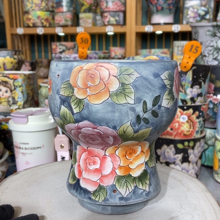 红陶景德镇艺术手绘作品