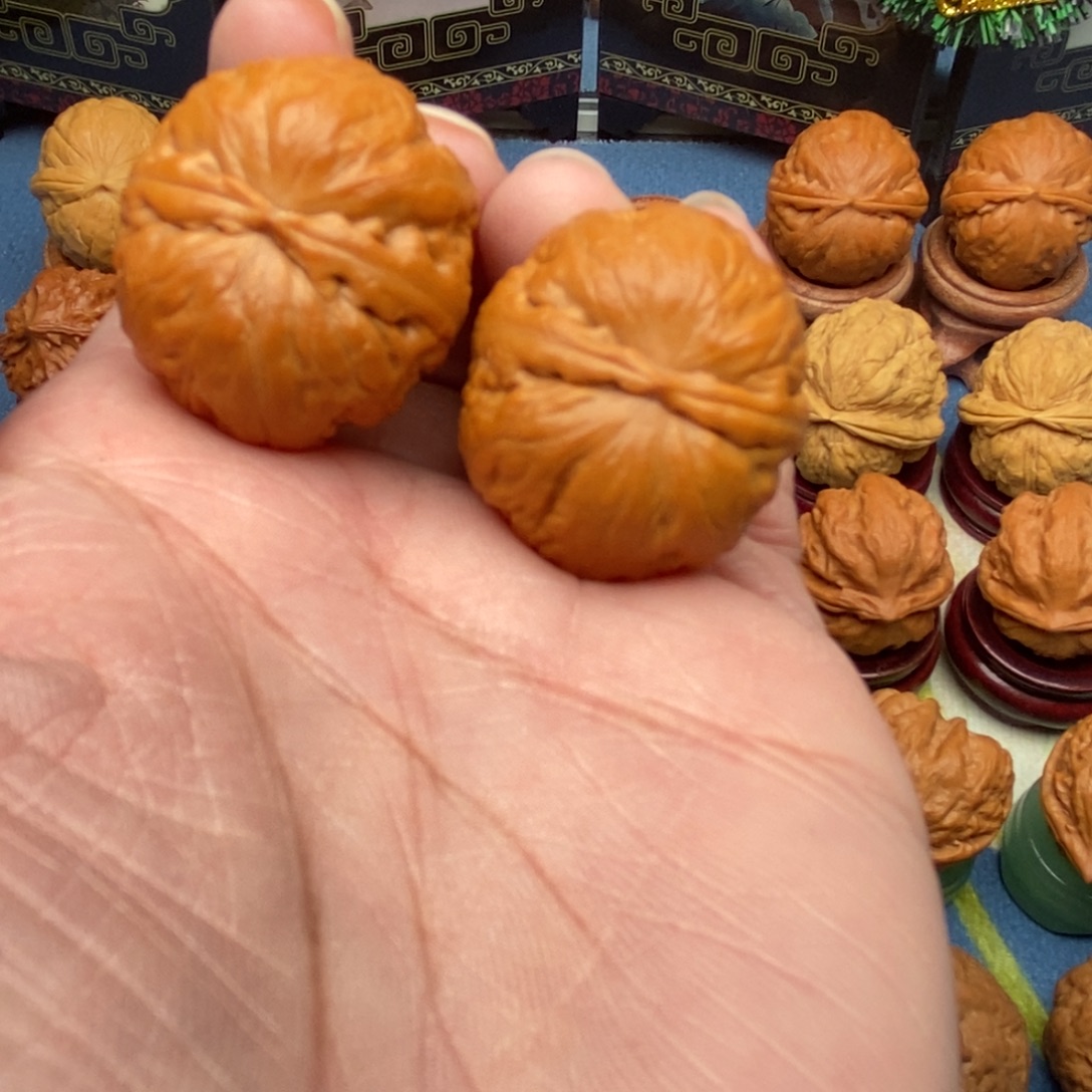 G***…文玩核桃把件南瓜元宝