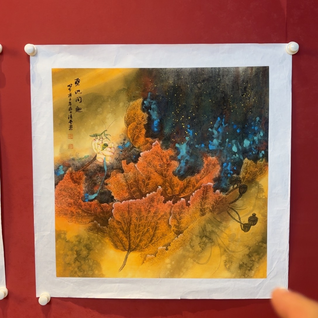 竖款精品书画作品