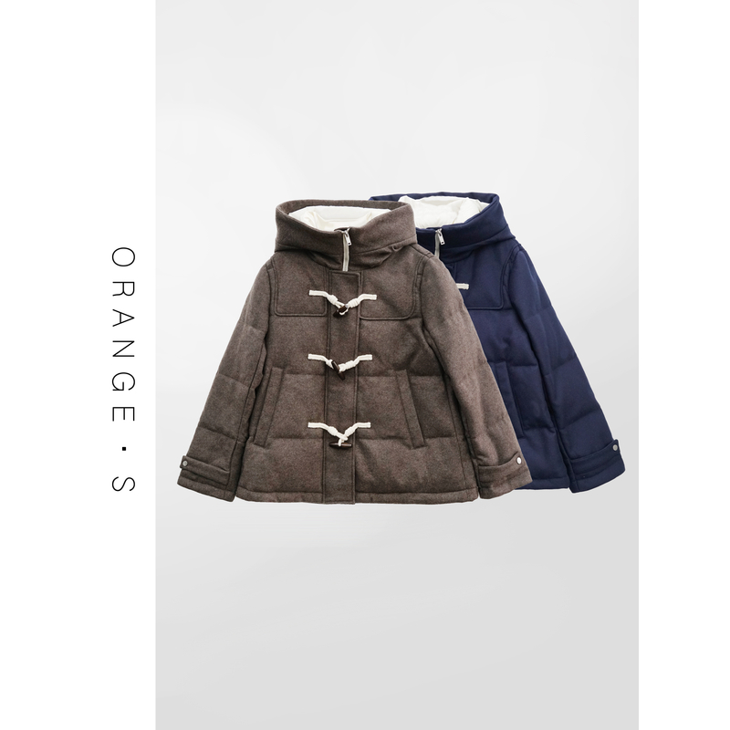 【温格学院·羽绒服】100支美利奴羊毛! 95%白鹅绒 学院风羽绒服