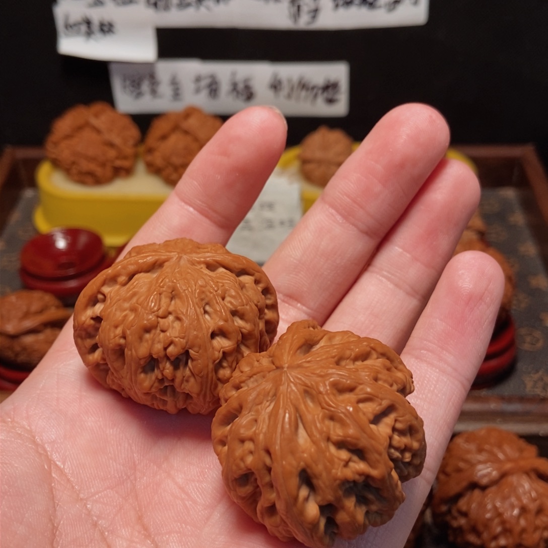 吊坠文玩核桃墨粗筋