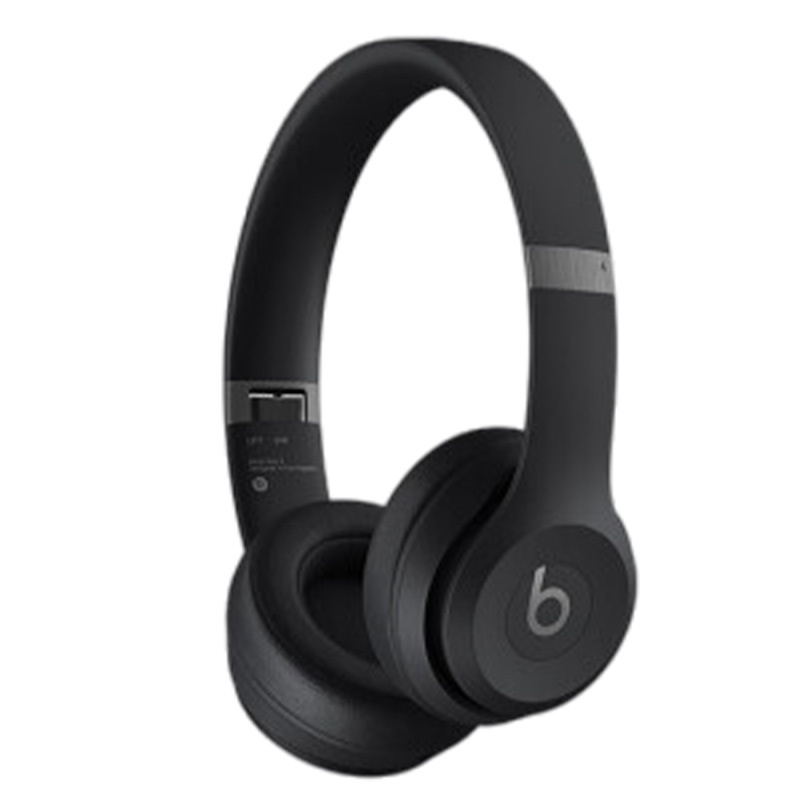 95新 BEATS Solo 4 头戴式蓝牙耳机 压耳式耳机 哑光黑 带包装