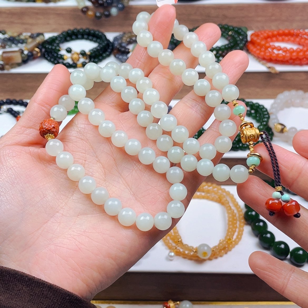 【闪购商品】和田玉手串未镶嵌