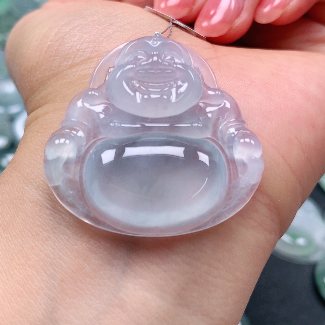 翡翠颈饰未镶嵌九*天然翡翠