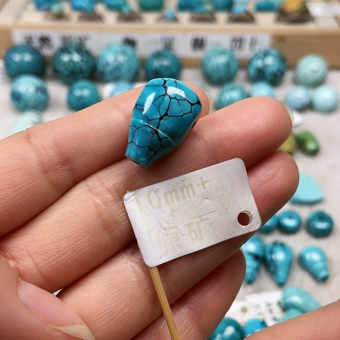 未镶嵌绿松石珠宝半成品