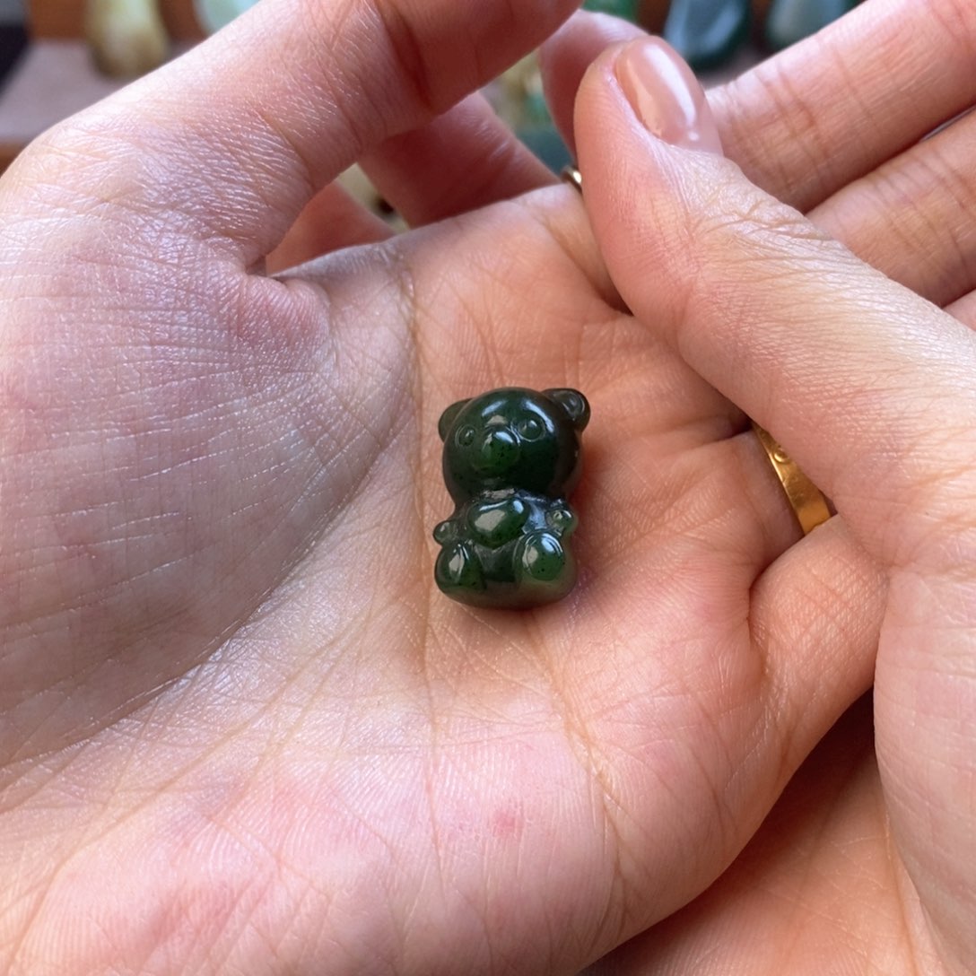 和田玉（碧玉）颈饰未镶嵌