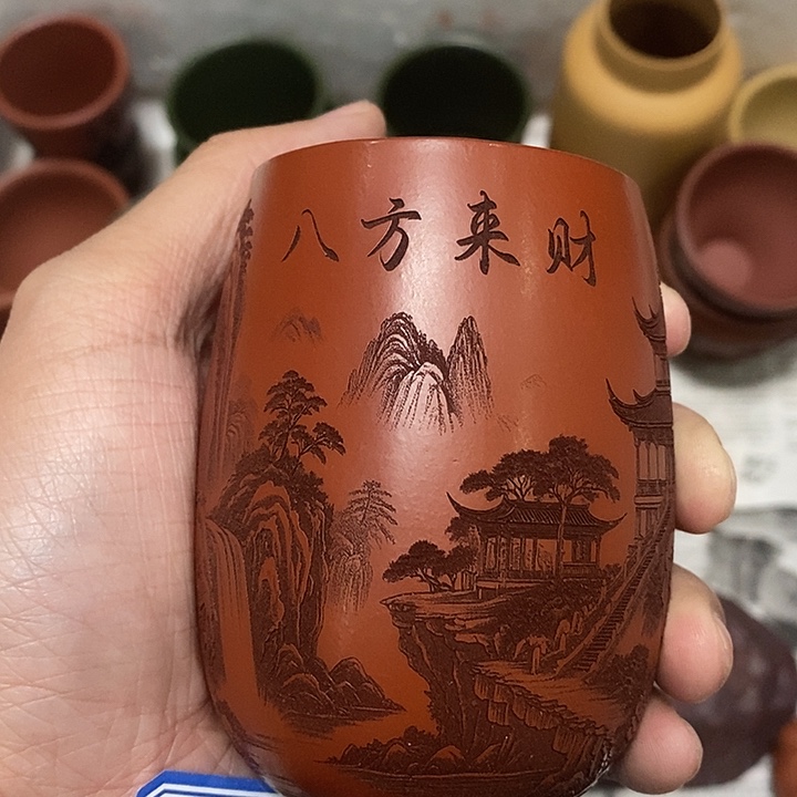 茶杯紫砂瑕疵不退不换