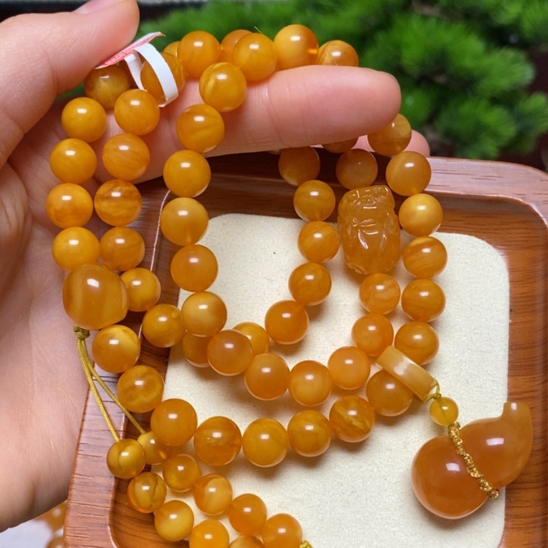 【闪购商品】蜜蜡颈饰未镶嵌项链