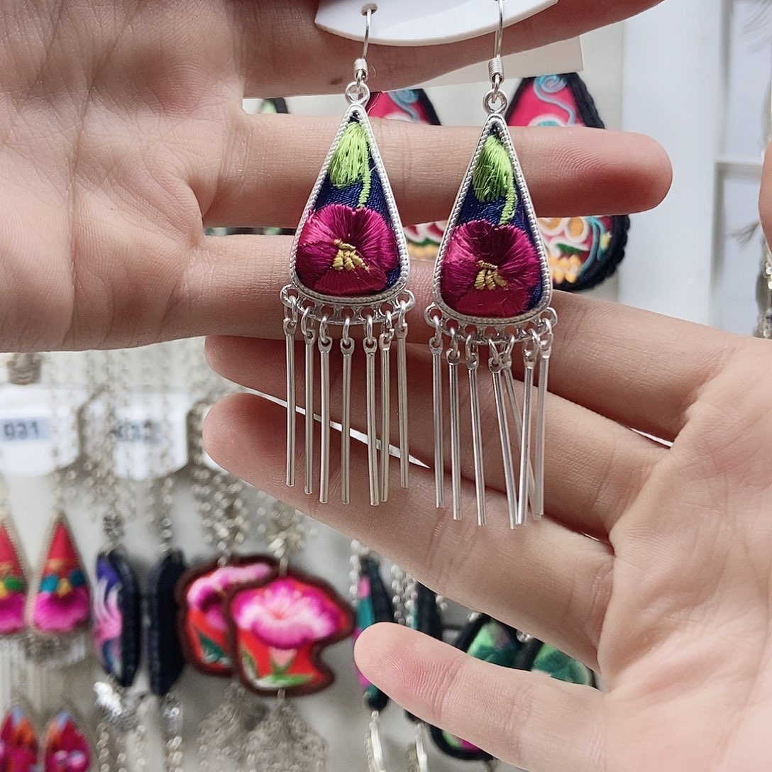 手串/手链核桃苗绣耳环