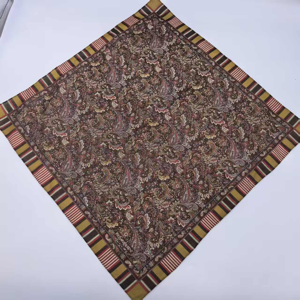 95新 YSL/圣罗兰 海囤/圣罗兰/丝巾/yy14165