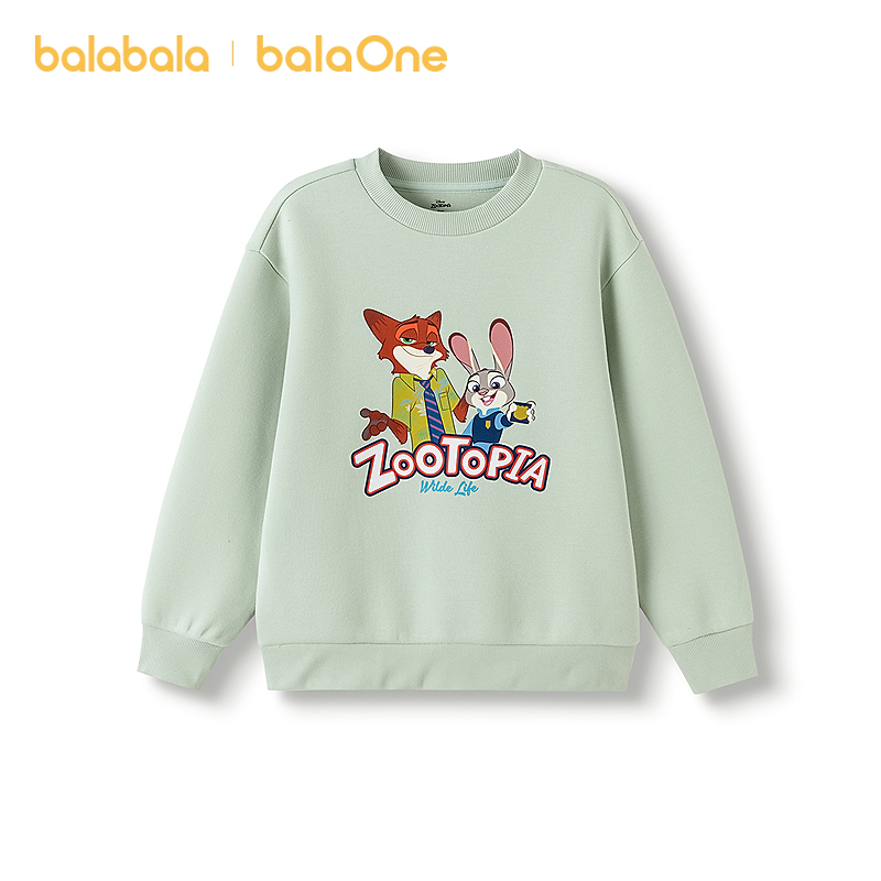 【balaOne】疯狂动物城IP巴拉巴拉童装儿童卫衣男女童2025新款冬