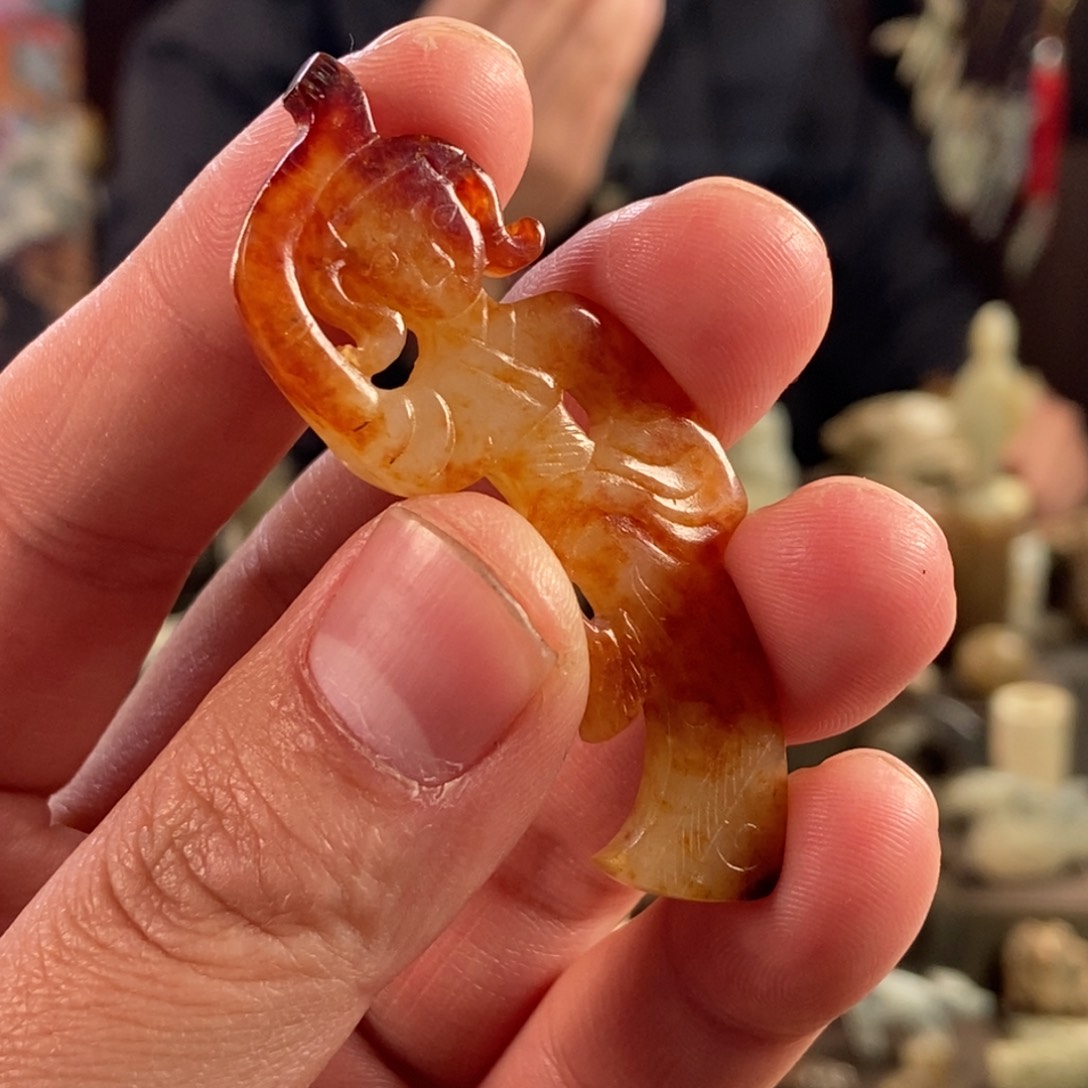 和田玉挂件未镶嵌望**雨