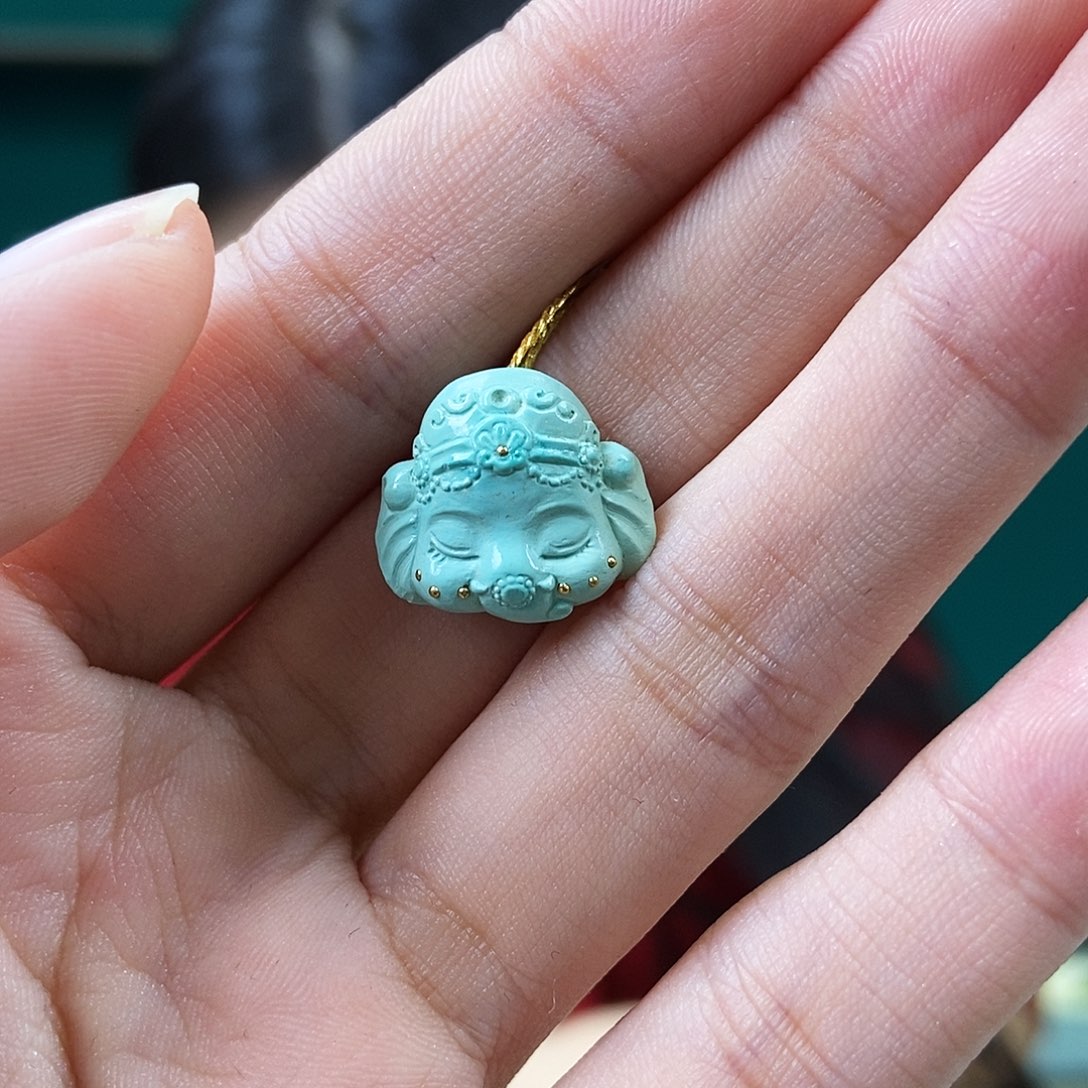 未镶嵌绿松石珠宝奇石