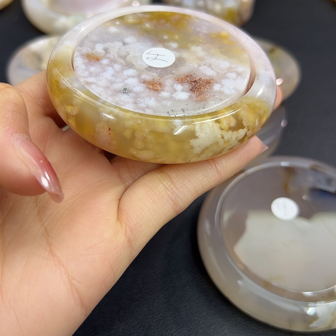 玛瑙/玉髓手镯未镶嵌聆**声