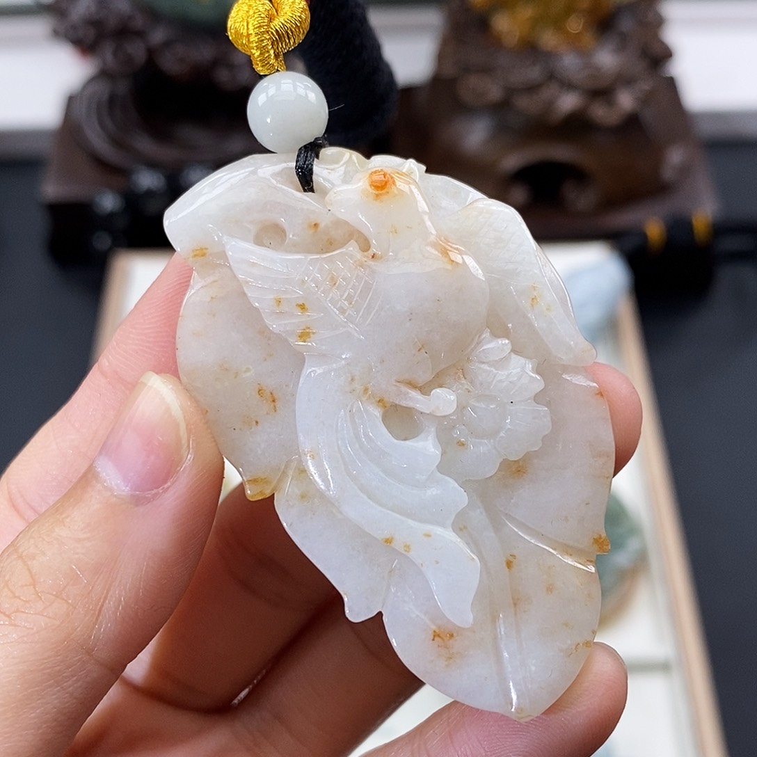 颈饰未镶嵌翡翠缅甸翡翠a货