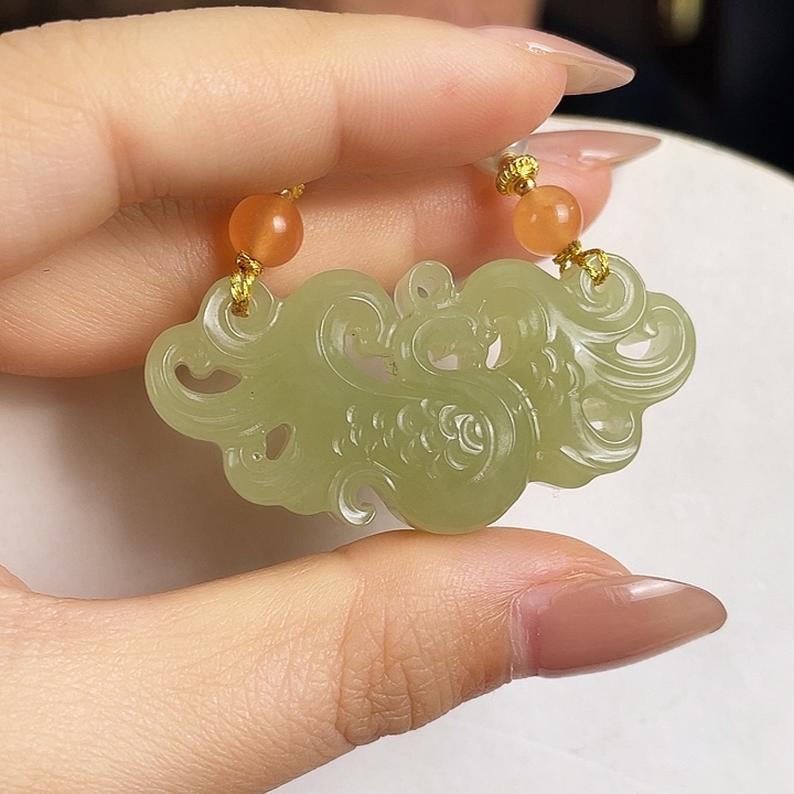 和田玉未镶嵌颈饰定制发货