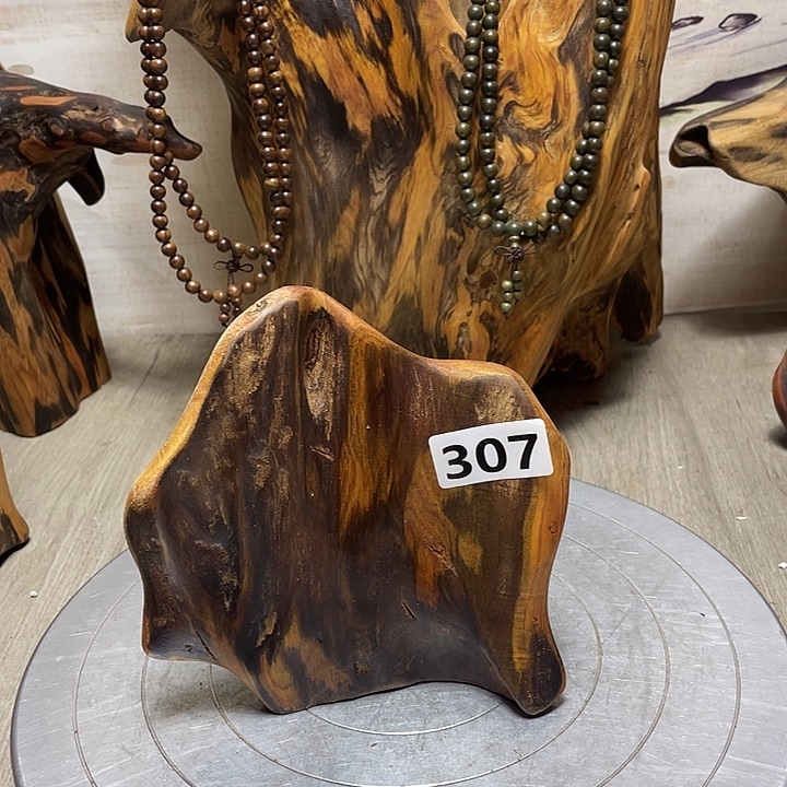 三***童木直播间木质摆件