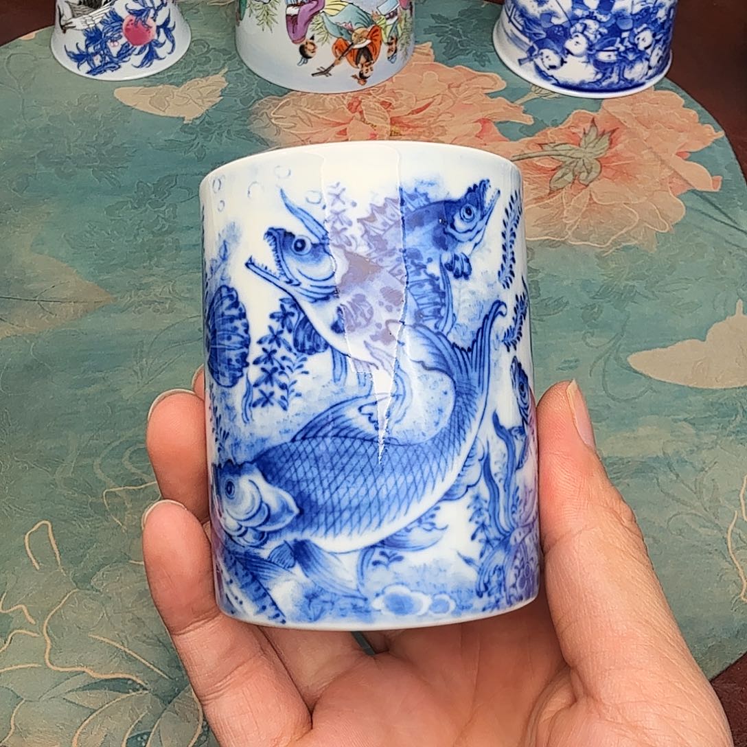 春***1陶现代景德镇全手工全手绘陶瓷