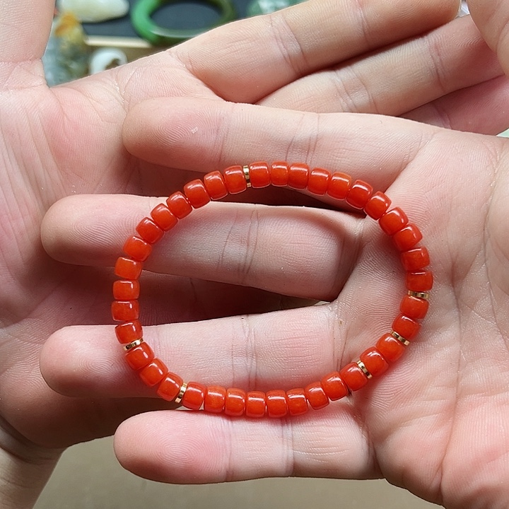 未镶嵌手链南红玛瑙