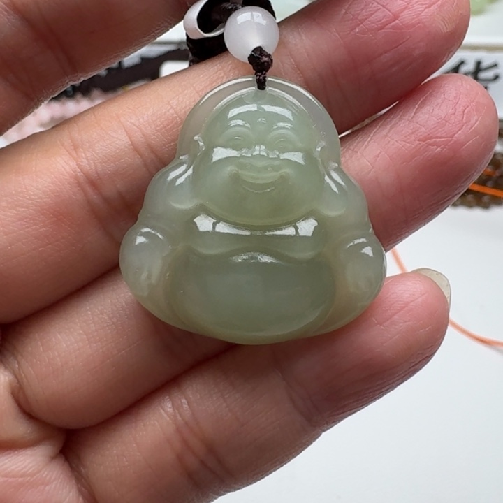 和田玉吊坠(赠链)未镶嵌34