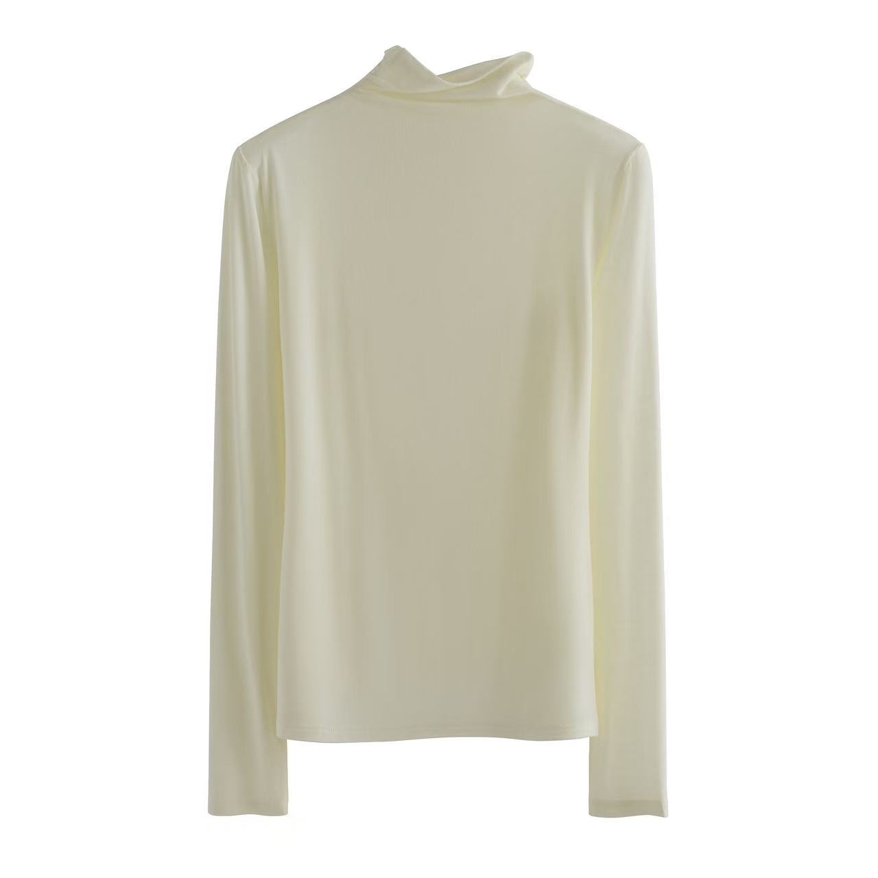 【LIUU】云朵轻量 进口面料 | 轻柔堆堆领打底衫   