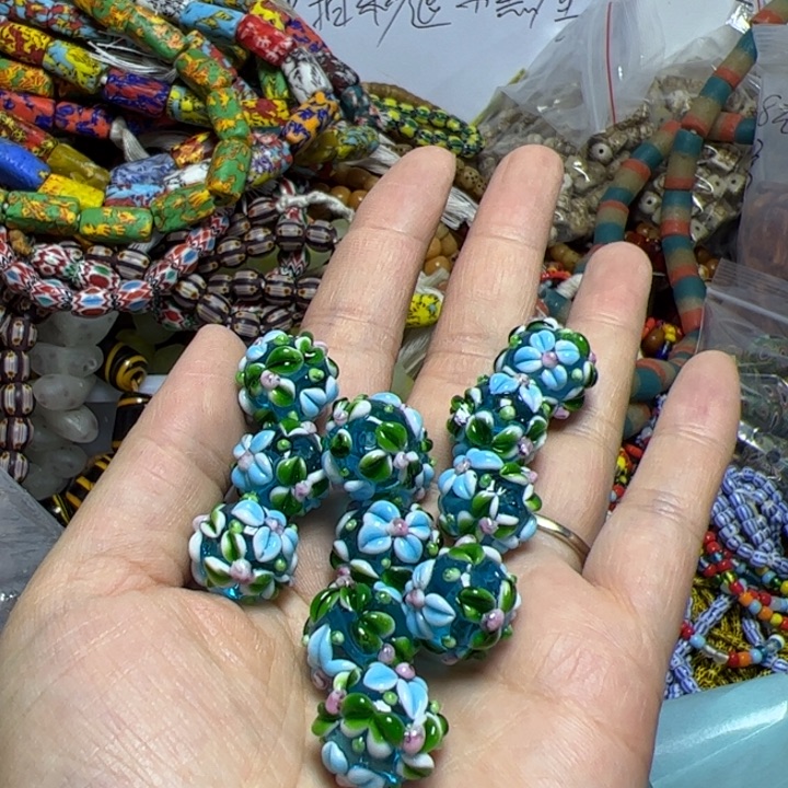 琉璃非金属5号花珠一颗福利