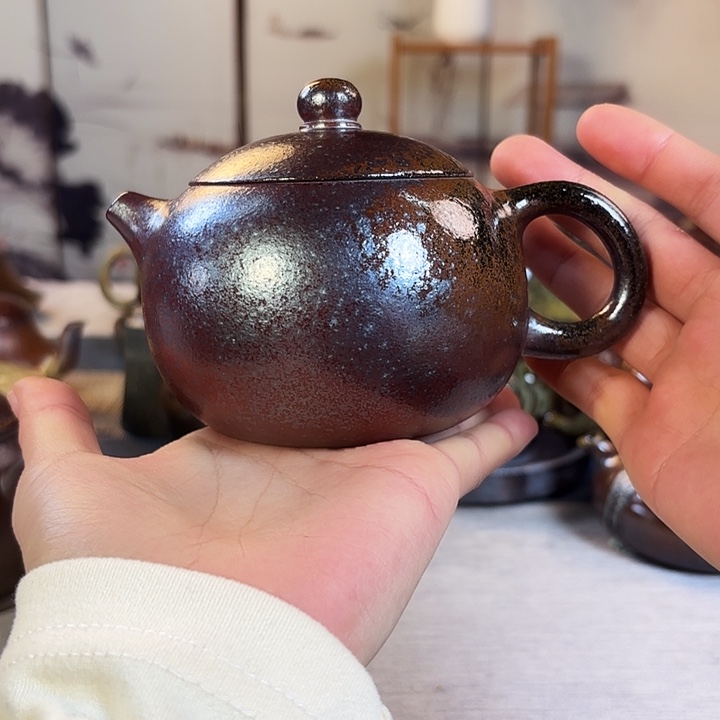壶柴烧紫砂壶西施