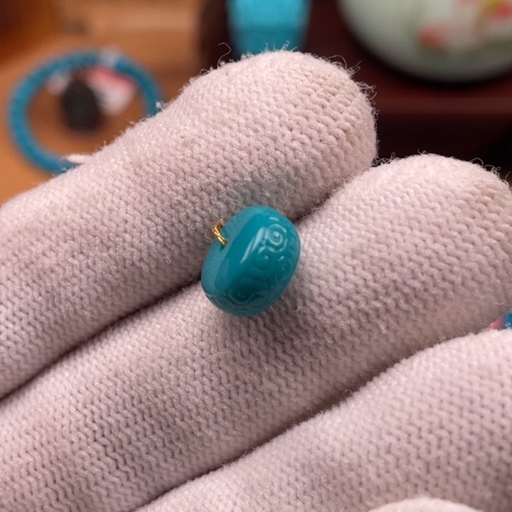 绿松石未镶嵌珠宝奇石10.5