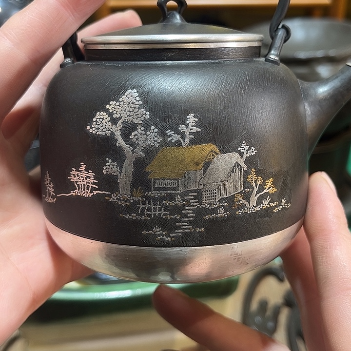 铁中古工艺品摆件