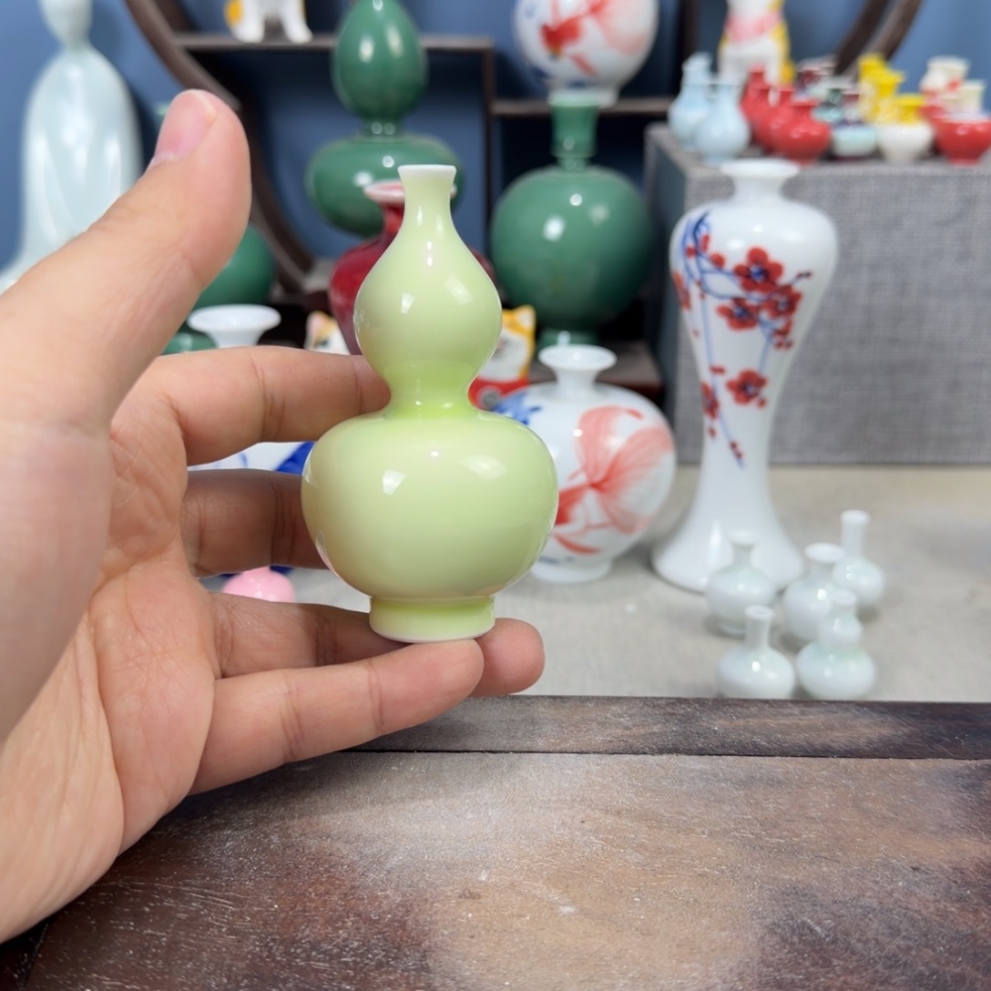 陶瓷手工小花器摆件