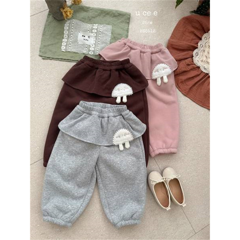 【屁帘裤】釉兮·25冬~女童宝宝屁帘裤卡通加绒休闲裤子265512（童装）