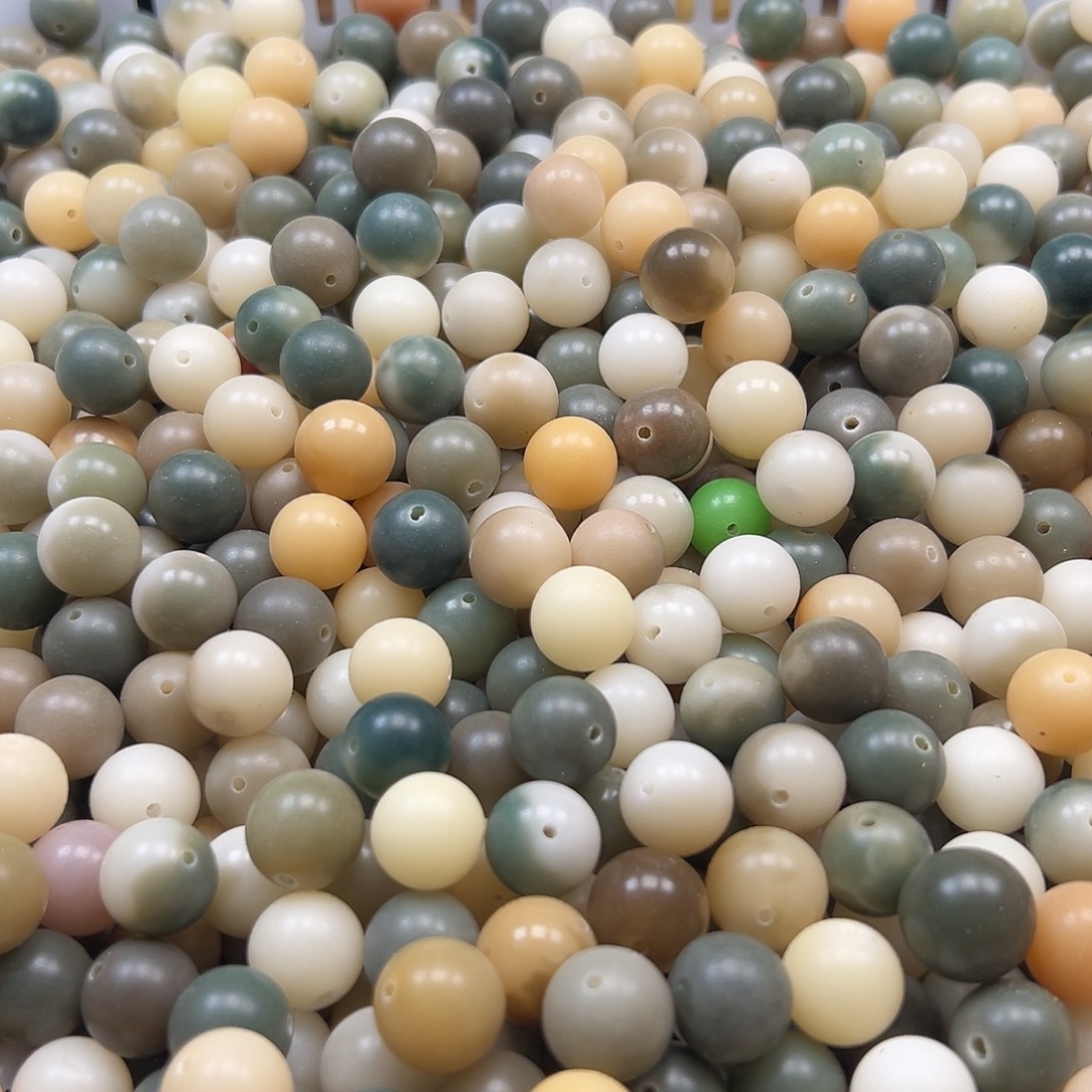 手串菩提根/象牙果微瑕卡14/15多宝圆500颗