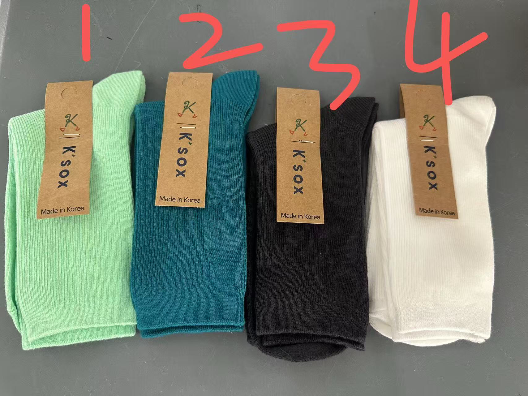 袜子，韩国，（自选4双）NO退NO换，包✈️