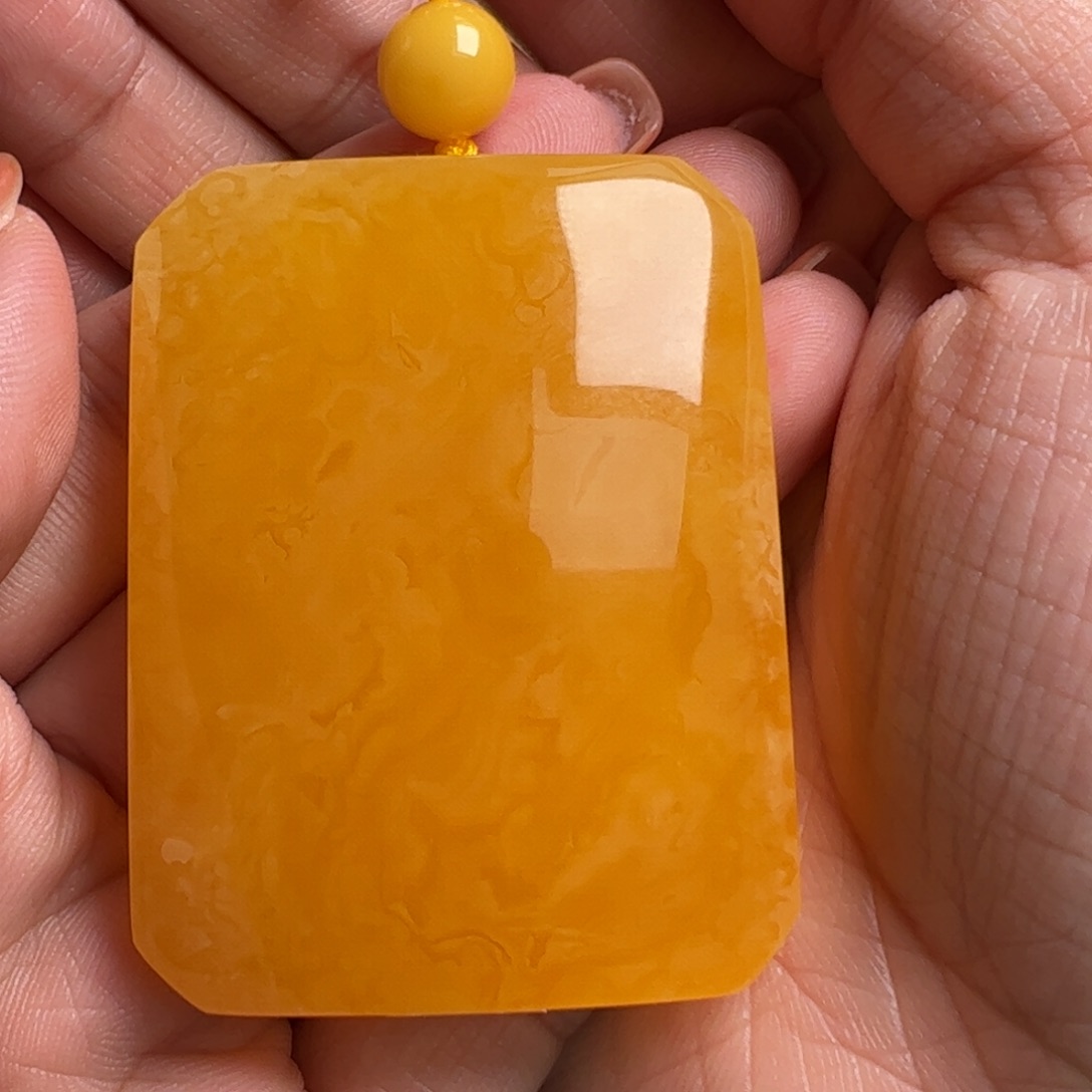 蜜蜡毛衣链未镶嵌无优化