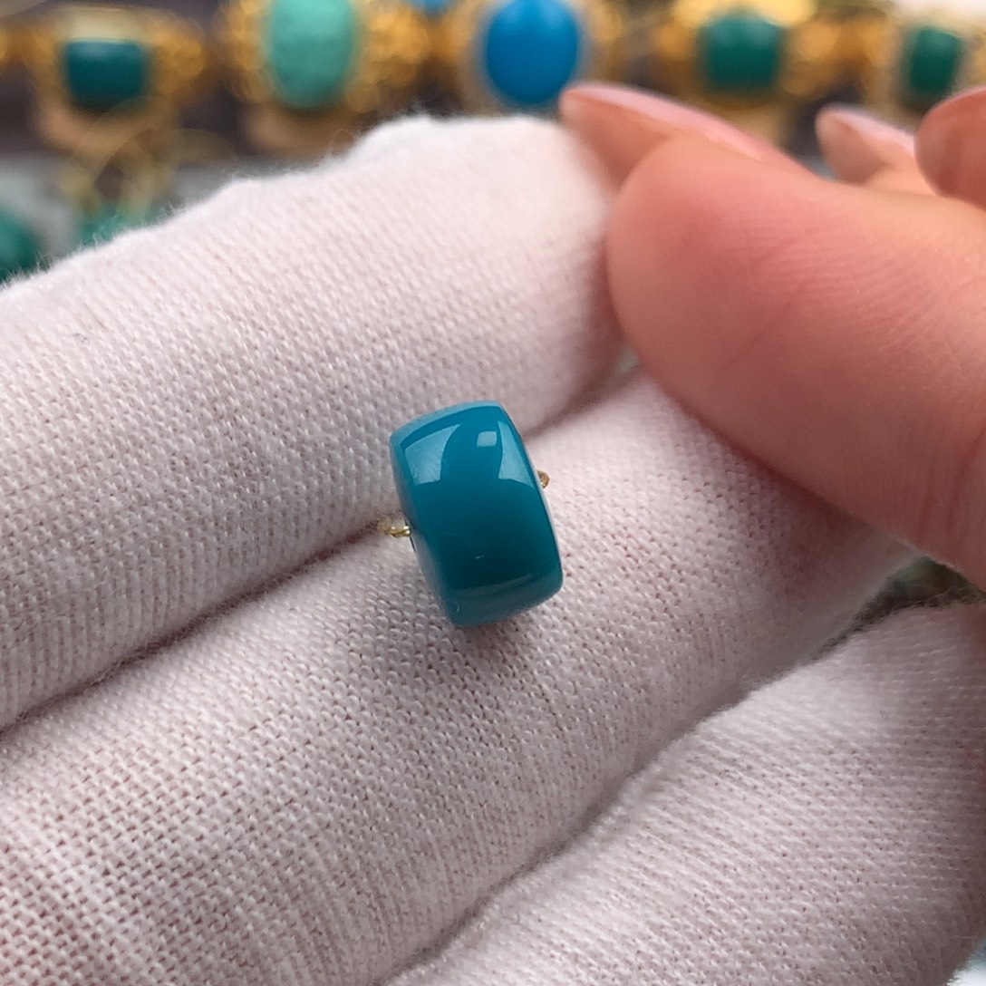 绿松石未镶嵌发饰9.3mm