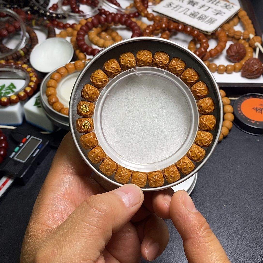 猴头核桃手串全品10-11双标胡须42号