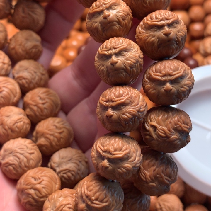 【闪购商品】猴头核桃手串风**阻悟空