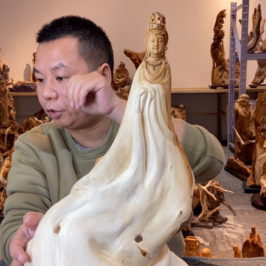 柏木（崖柏）太行崖柏根雕摆件