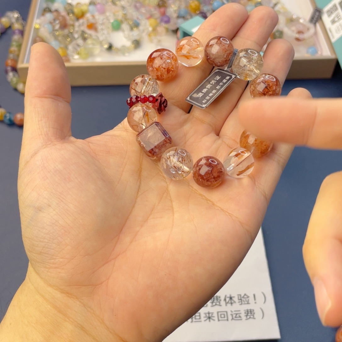 水晶银S925镶嵌手链